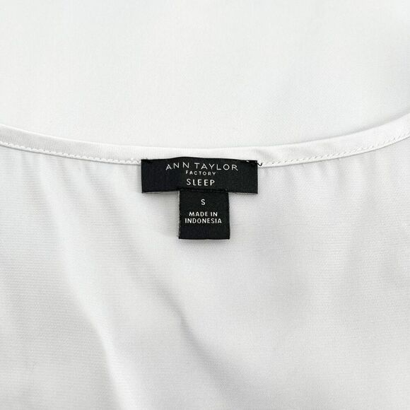 Ann Taylor Sleep Tank Top Womens Size S Pale Blue Scoop Neck Lightweight Soft - Picture 4 of 4